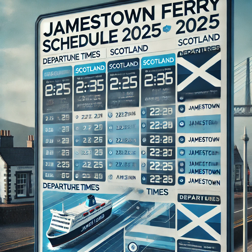 jamestown ferry schedule